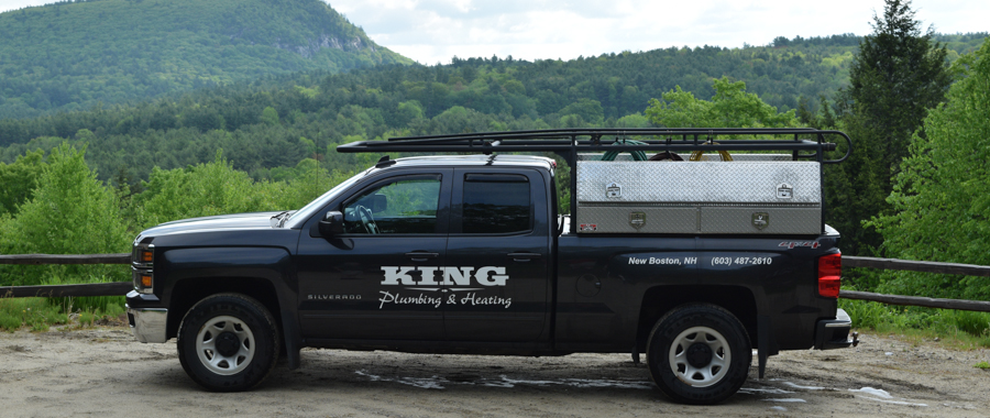 King Plumbing truck