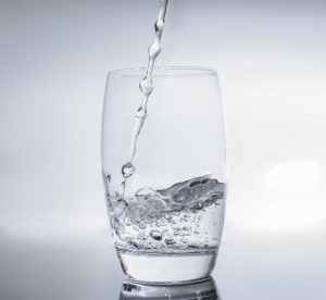 Water in glass