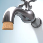 faucet with cork